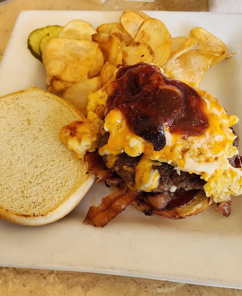 Mac and Cheese Burger